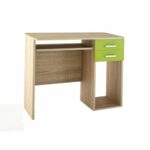 Γραφείο παιδικό με 2 συρτάρια δρυς-λαχανί