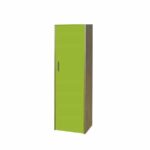 Μονόφυλλη ντουλάπα 48cm δρυς-λαχανί