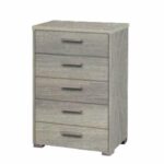 Συρταριέρα 5 συρτ. 60cm σταχτί - Image 4