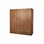 Nτουλάπα τρίφυλλη 150x180 καρυδί