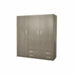 Nτουλάπα τρίφυλλη 150x180 σταχτί