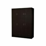 Παιδική ντουλάπα τρίφυλλη με πατάρι 110cm βέγγε