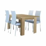 Τραπέζι "Φαίη" 160cm ανοιγόμενο δρυς