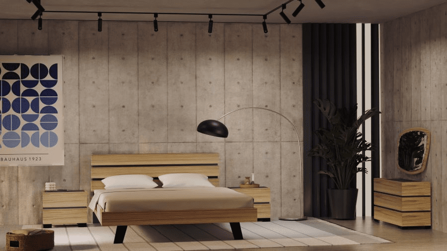 Σετ υπνοδωματίου "Venus" μελί