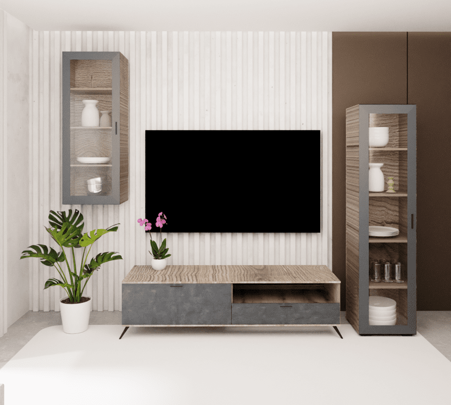 Σύνθεση ECO-1Β σταχτί- μαύρη πέτρα