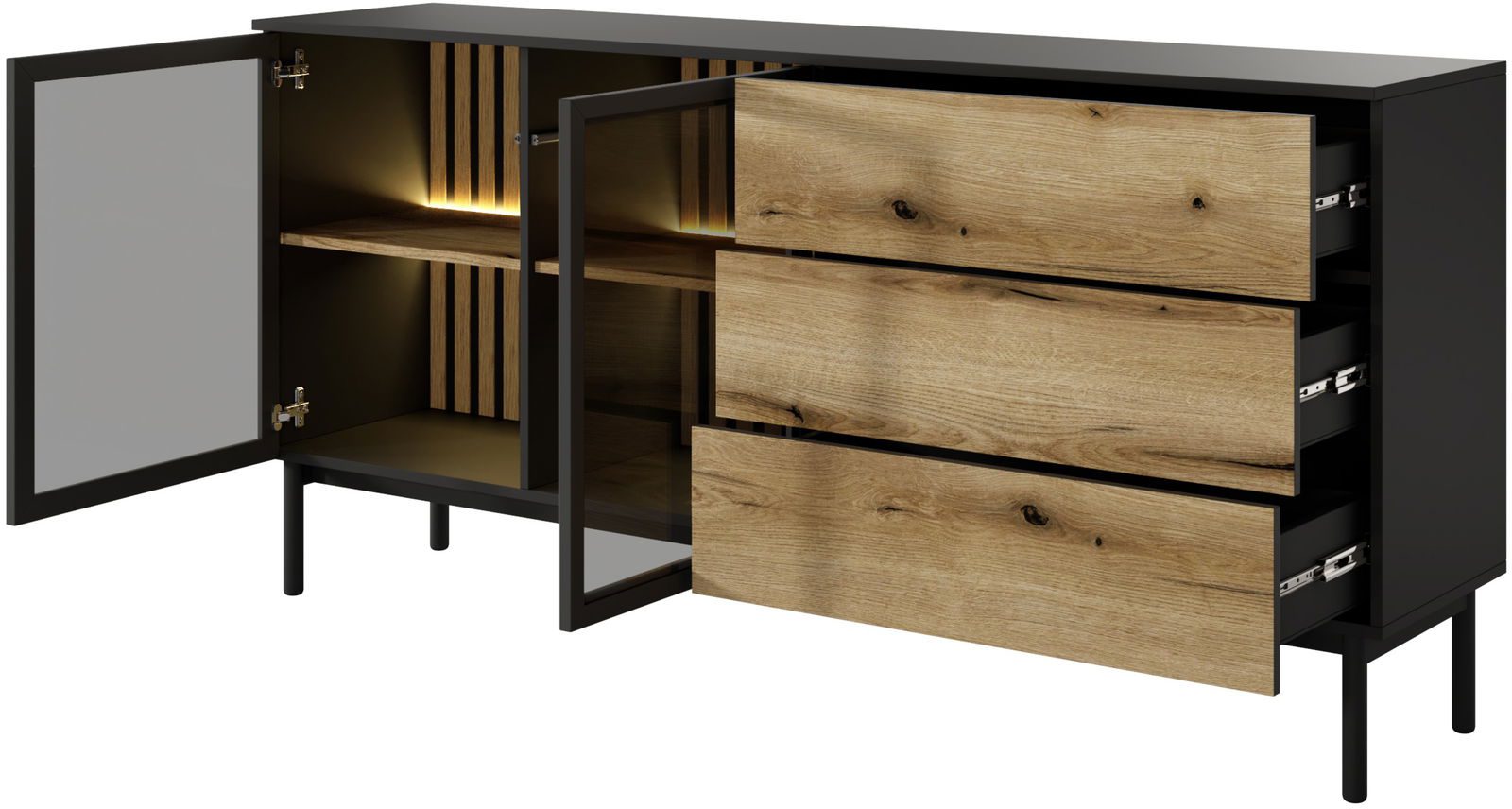 Μπουφές Equinox-Μήκος: 179.9 εκ. - Image 4