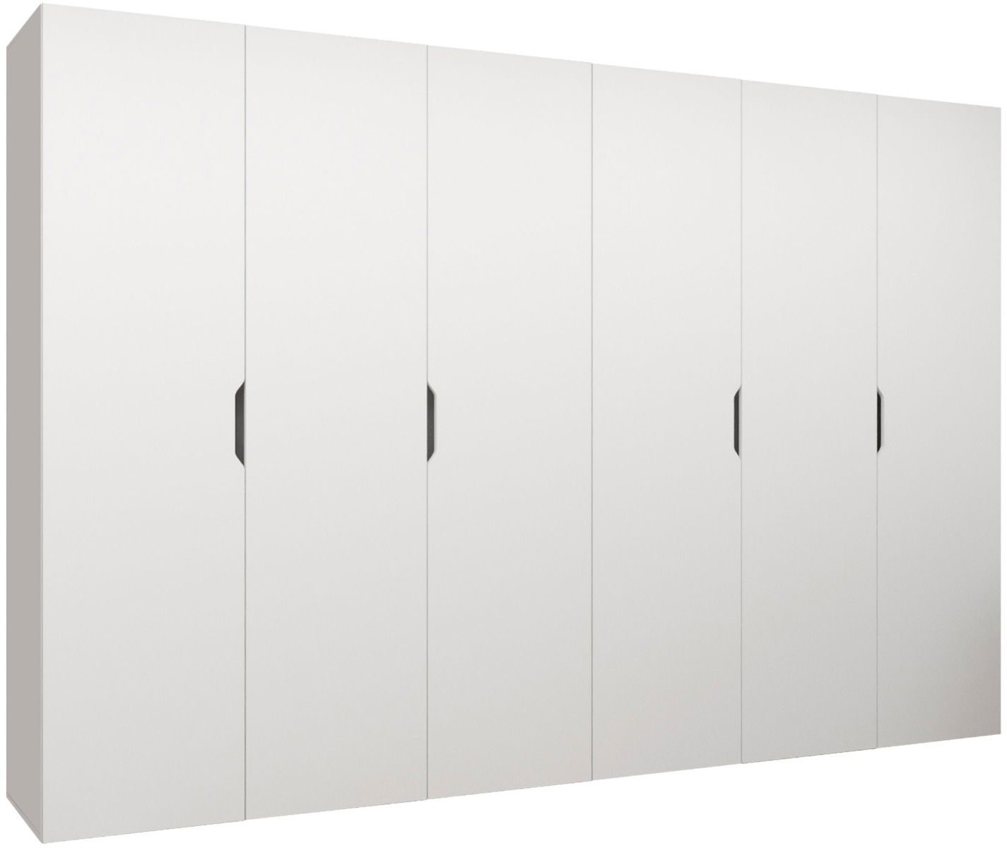 Ντουλάπα Malaga εξάφυλλη-Leuko