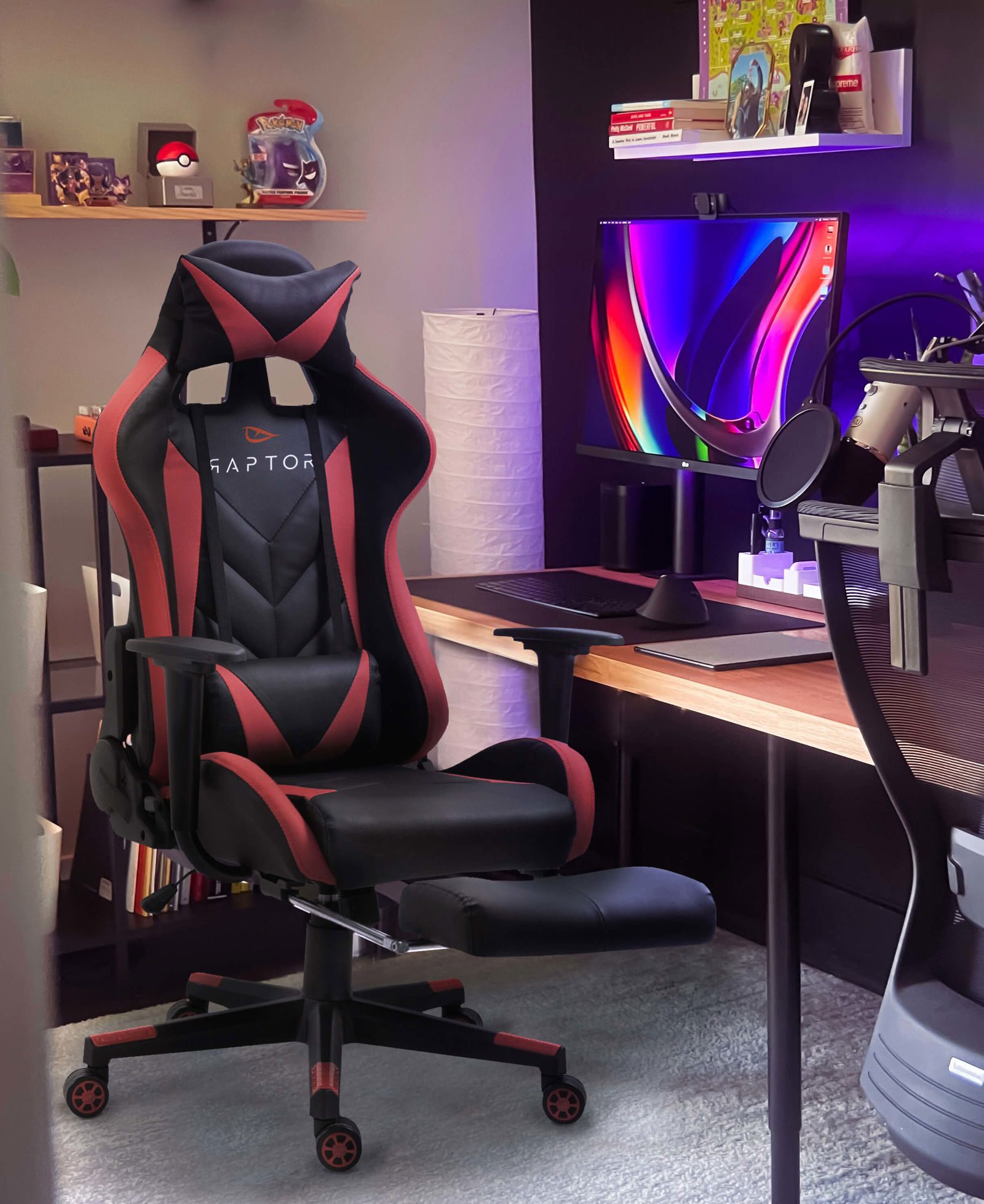 Καρέκλα Gaming Raptor Stellar-Kokkino - Image 3