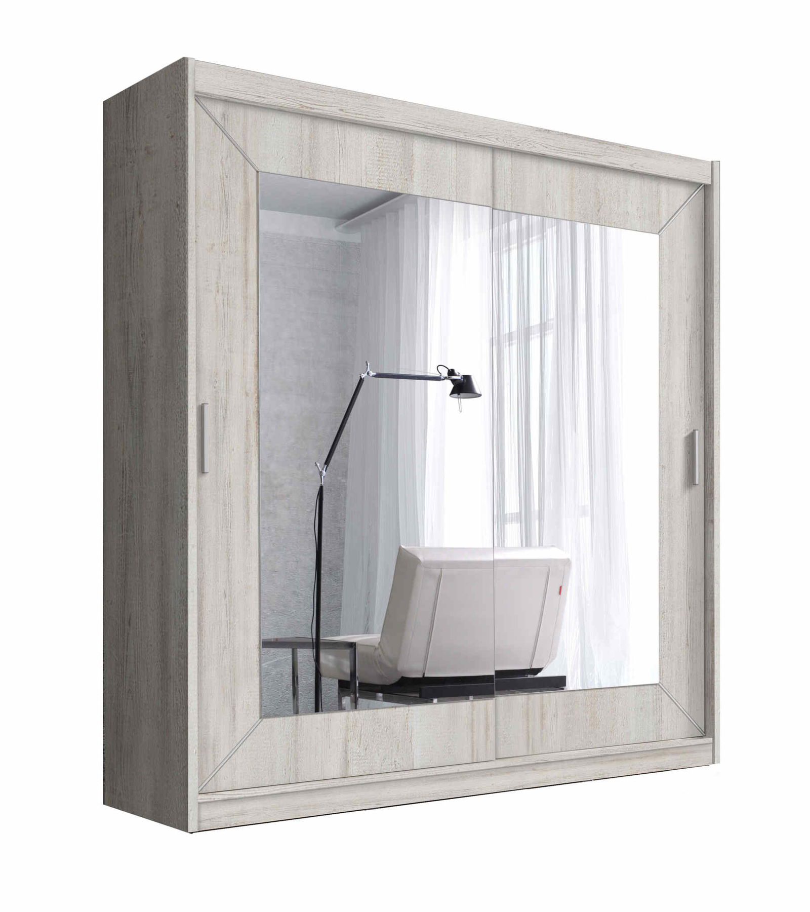 Ντουλάπα Συρόμενη Vita-200φ 60β 215ψ-Arctic Pine