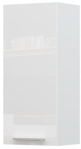 Ντουλάπι κρεμαστό Raval V9-40-1K-Λευκό - Λευκό γυαλιστερό