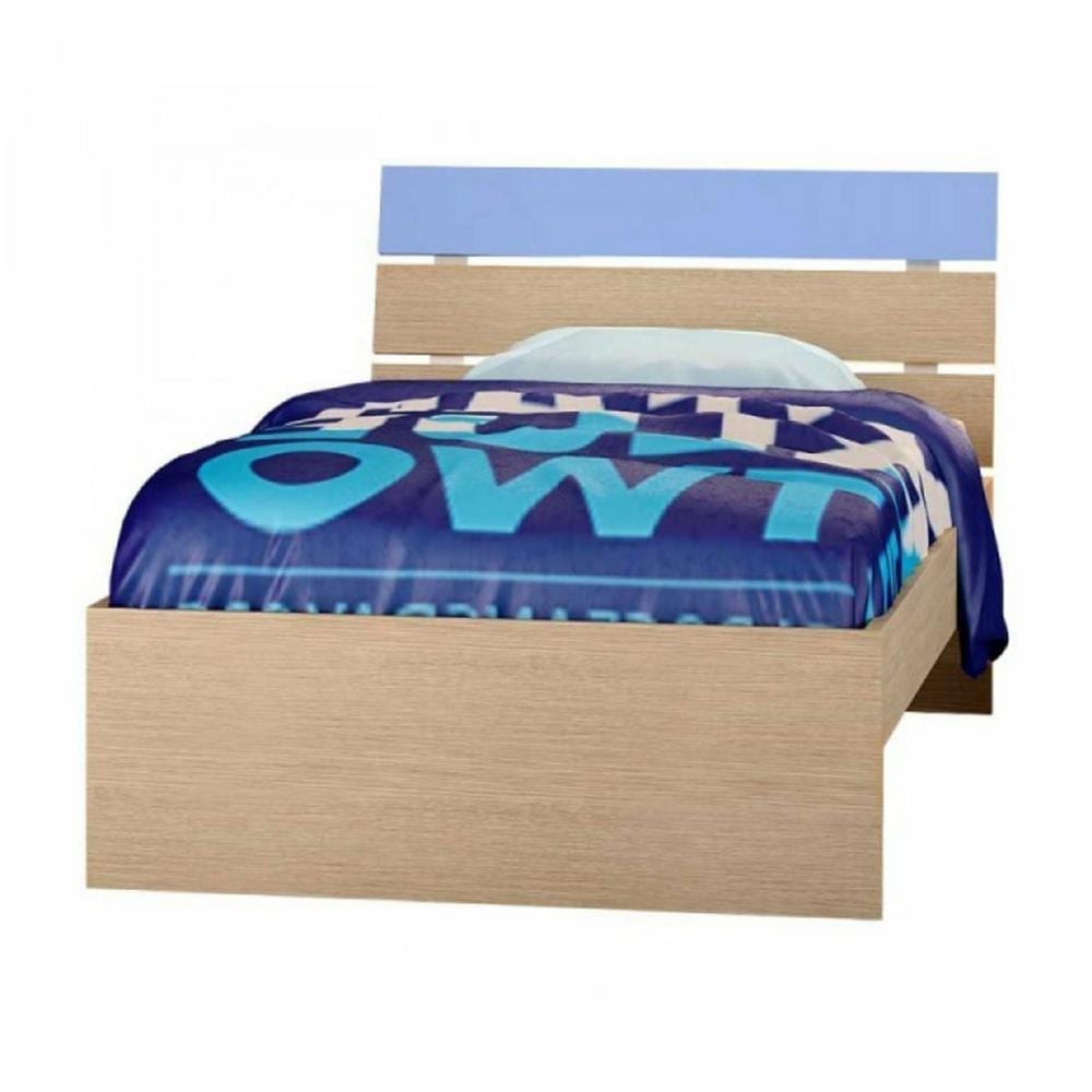 Κρεβάτι-νότα-μονό-δρυς-σιέλ-6 Κρεβάτι παιδικό "Νότα" δρυς-σιέλ - Image 1