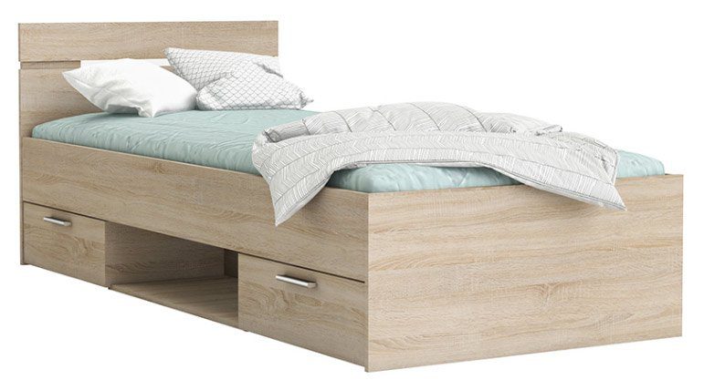 Κρεβάτι Ohio-Δρυς-90 x 200