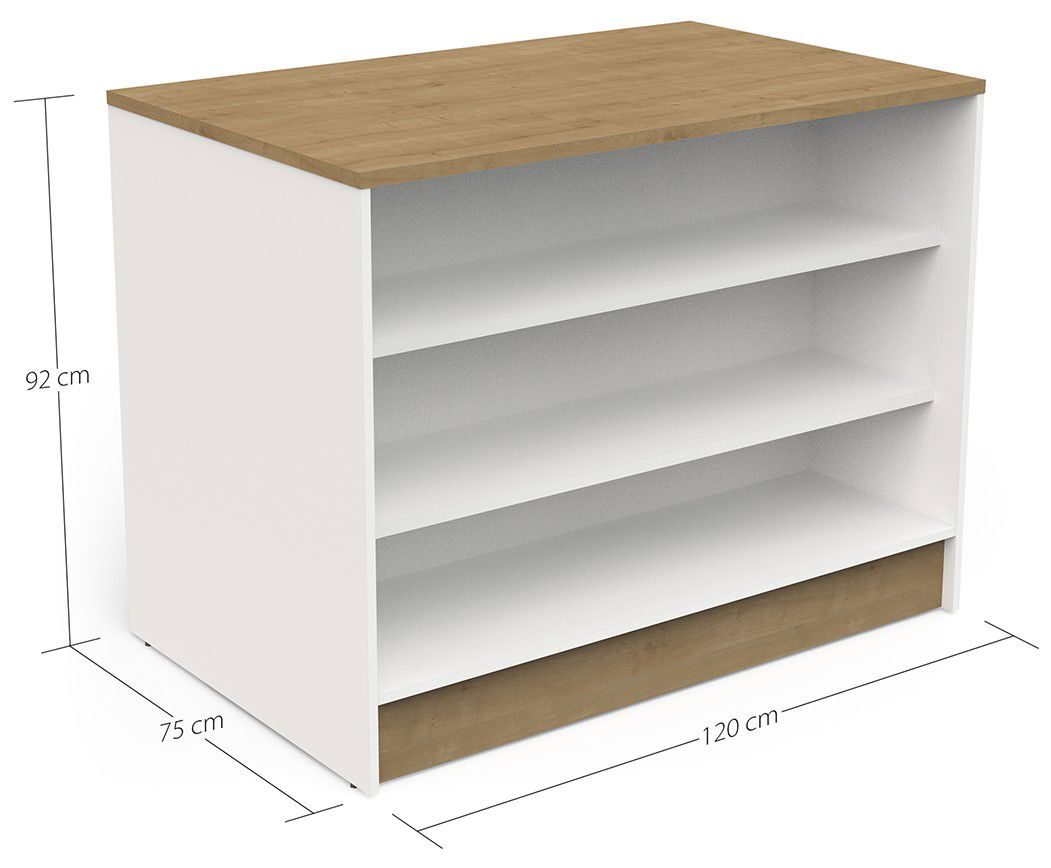 Επιδαπέδιο ντουλάπι νησίδας Woodland - Image 3