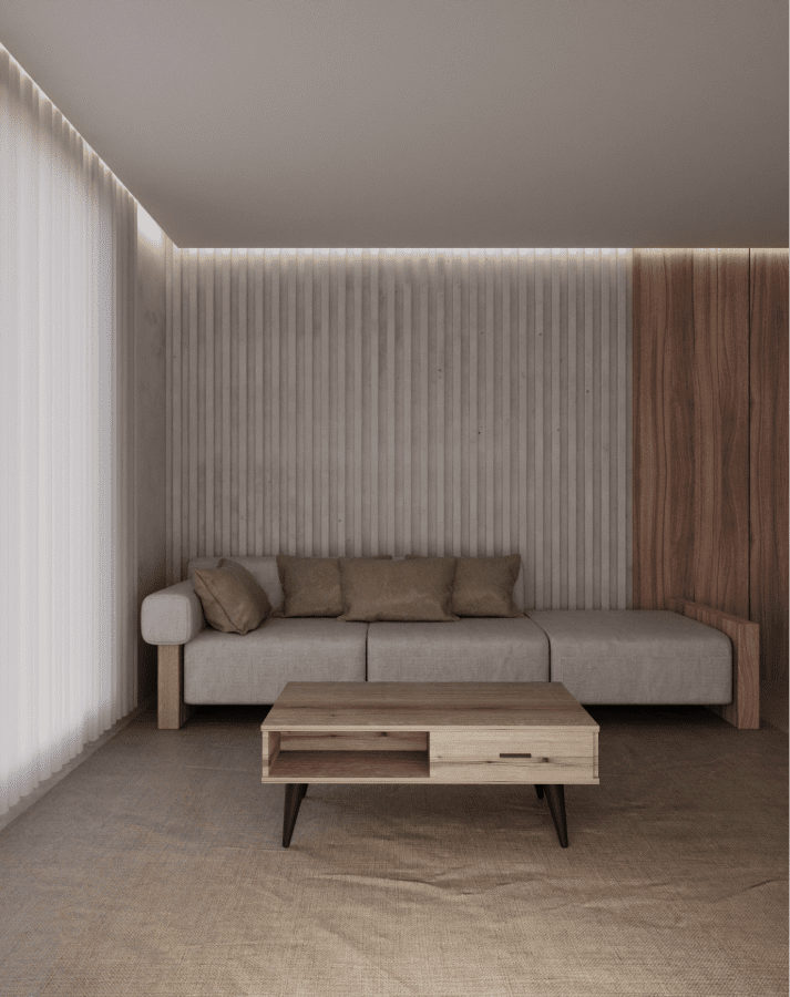 Τραπεζάκι σαλονιού ''Milano'' σταχτί