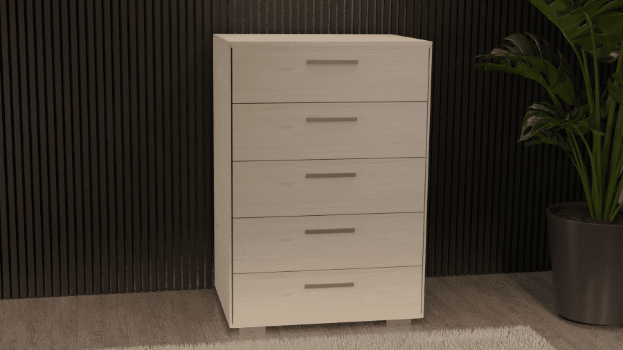 Συρταριέρα 5 συρτ. 60cm δρυς