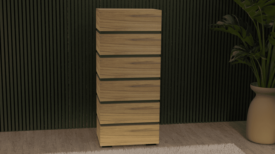 sirtarieravenusmeli Συρταριέρα ''Venus'' 6αρα 60cm μελί - Image 1