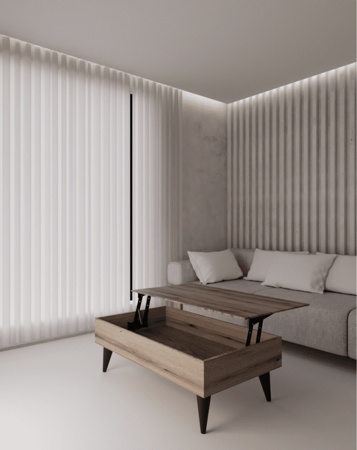 Τραπεζάκι σαλονιού ''Ventura'' σταχτί