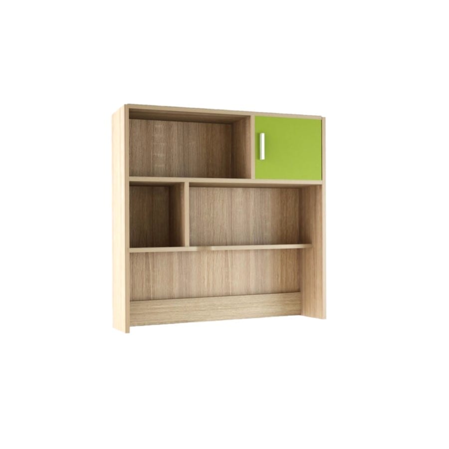 Εταζέρα-γραφείου-λαχανί-1 Εταζέρα γραφείου δρυς-λαχανί - Image 1