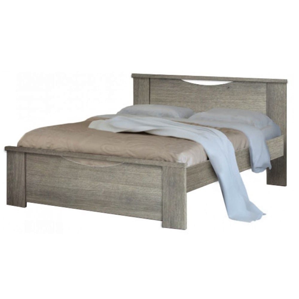 Κρεβάτι-χαμόγελο-σταχτί Κρεβάτι "Χαμόγελο" (140x190-200)σταχτί - Image 1