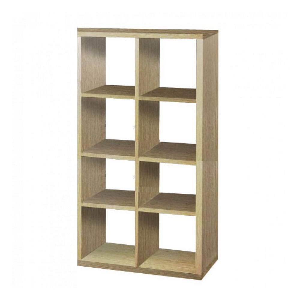 Κυβική-βιβλιοθήκη-2χ4-δρυς-21 Κυβική βιβλιοθήκη 2x4 75cm δρυς - Image 1