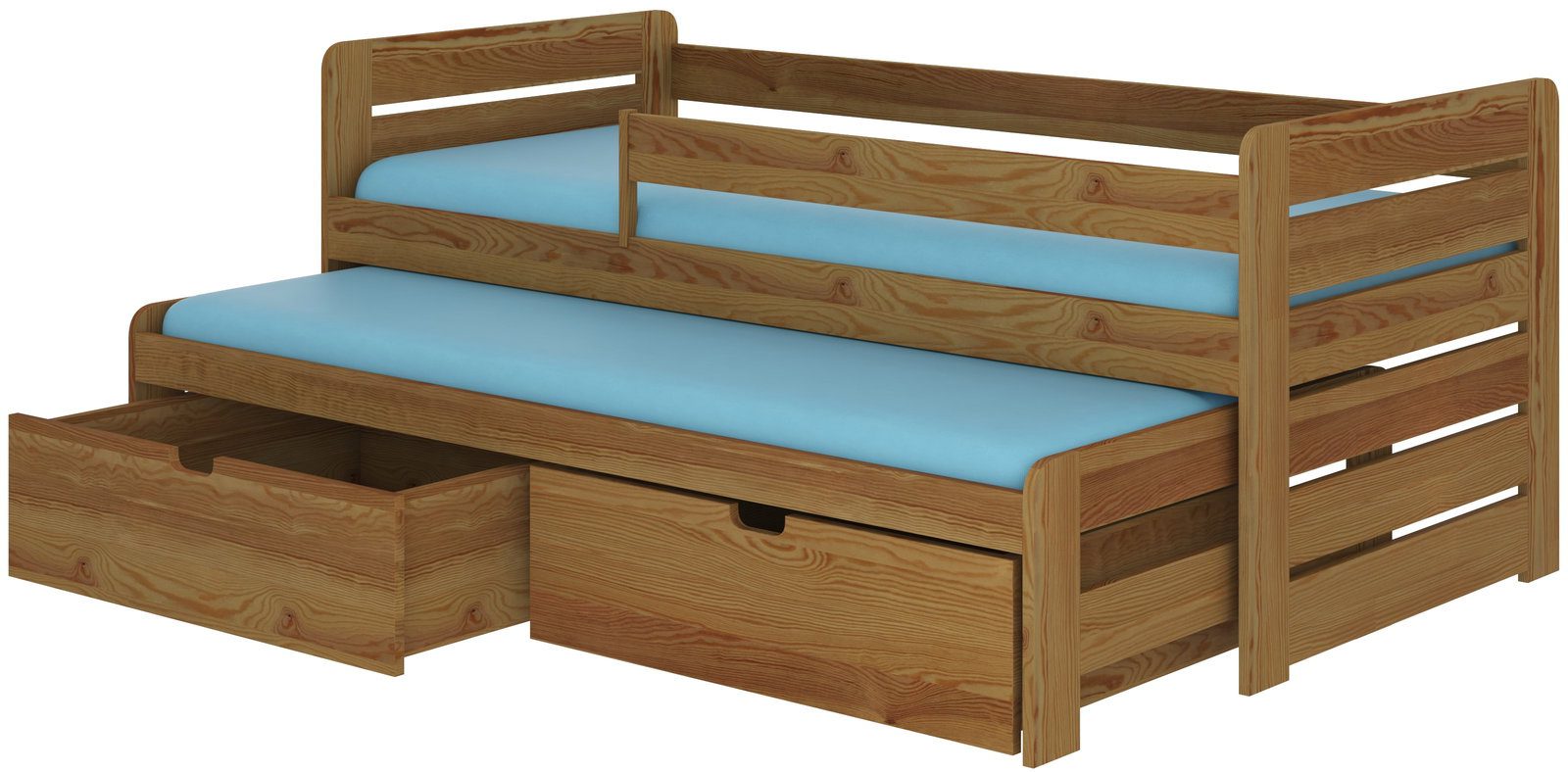 Παιδικό Κρεβάτι Mirko-200 x 90-Με προστατευτικό-Drus