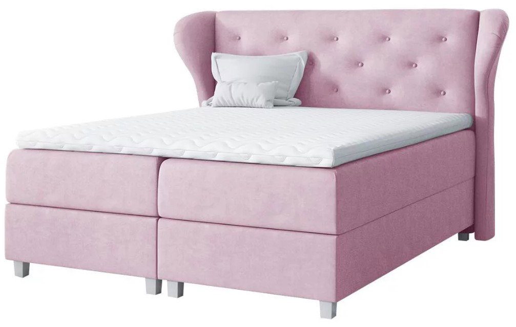 Επενδυμένο κρεβάτι Bakarat-Roz-180 x 200